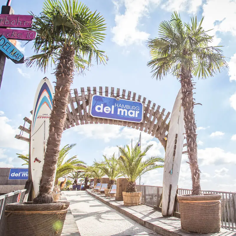 Hamburg del mar - Der Beach Club an der Elbe